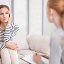 Woman undertaking a neuropsychology assessment